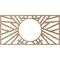 Ekena Millwork Hoover Wood Fretwork Pierced Ceiling Medallion, Red Oak, 26"W x 13"H x 9 5/8"ID x 3/8"T CMWP26X13X0375HORO - alternate 3